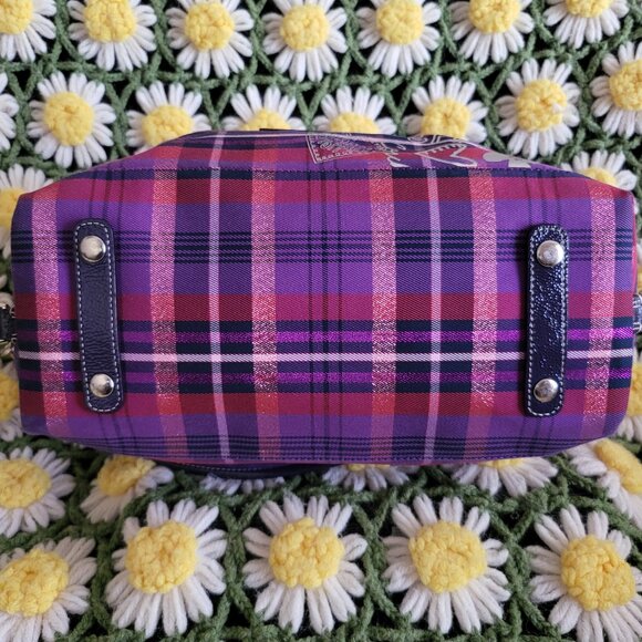 Coach Poppy Tartan Bag + Wristlet - Picture 7 of 15